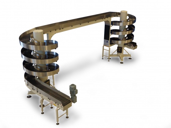 SpiralVeyor J-configuration